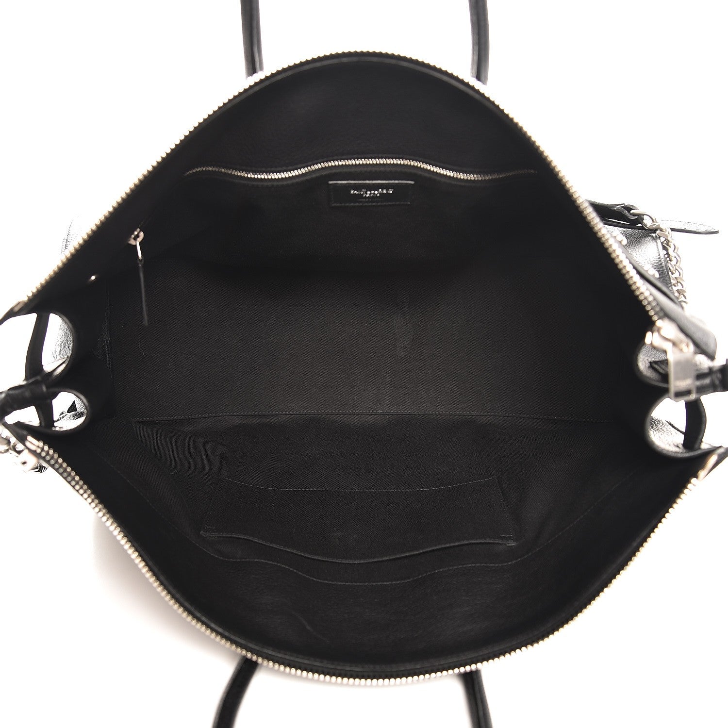 Saint Laurent Grained Calfskin Medium Souple Sac De Jour Duffle Black 5 of 8