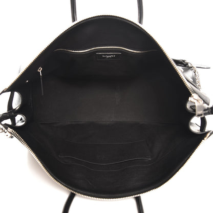 Saint Laurent Grained Calfskin Medium Souple Sac De Jour Duffle Black 5 of 8