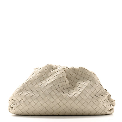 Bottega Veneta Nappa Maxi Intrecciato The Pouch Oversized Clutch Plaster 1 of 6