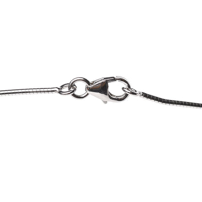 Hermes Lacquered Palladium Pop H Pendant Necklace Black 5 of 6