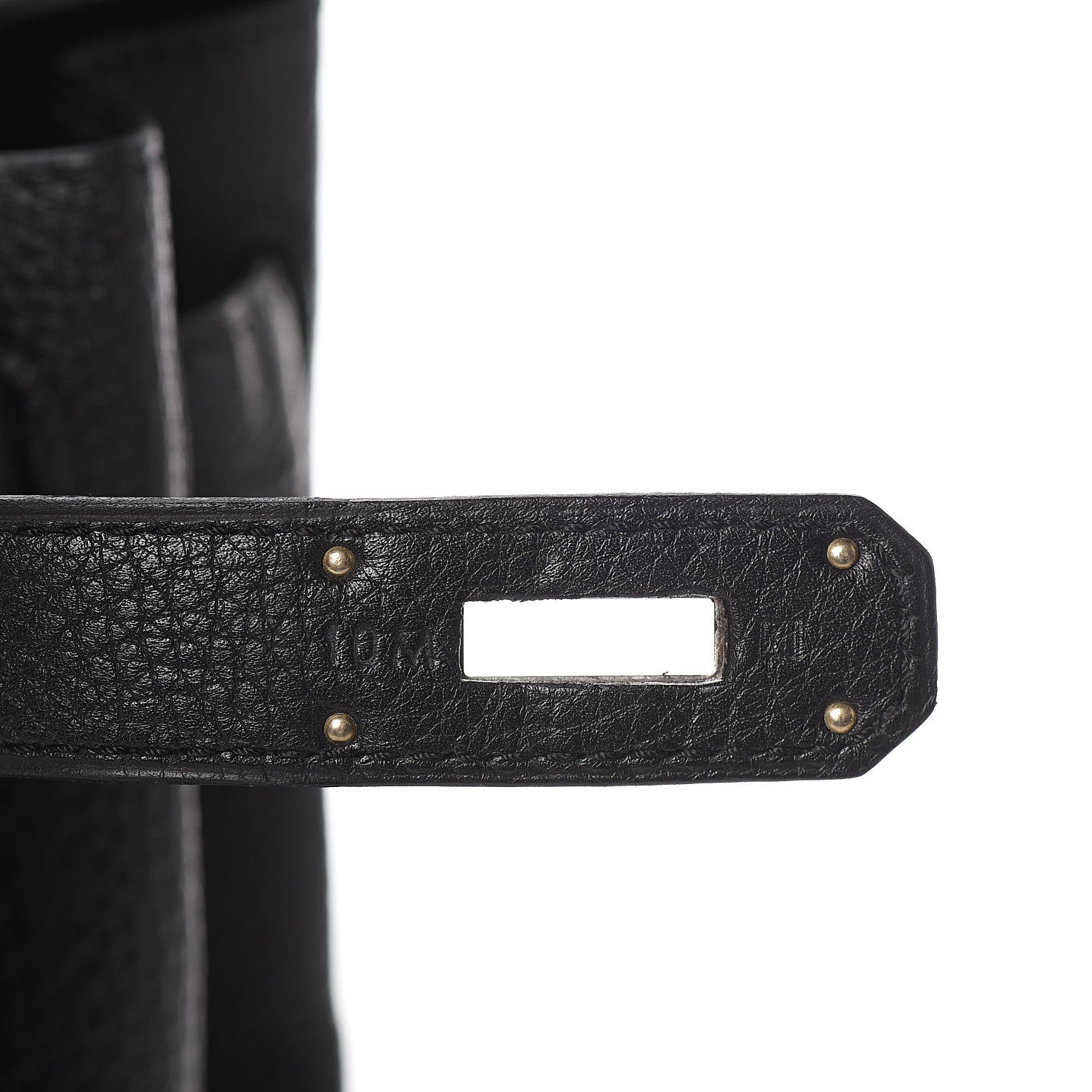 Hermes Taurillon Clemence Retourne Kelly 40 Black 21 of 34
