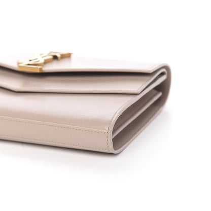 Saint Laurent Smooth Calfskin Monogram Sulpice Chain Wallet Nude 9 of 11
