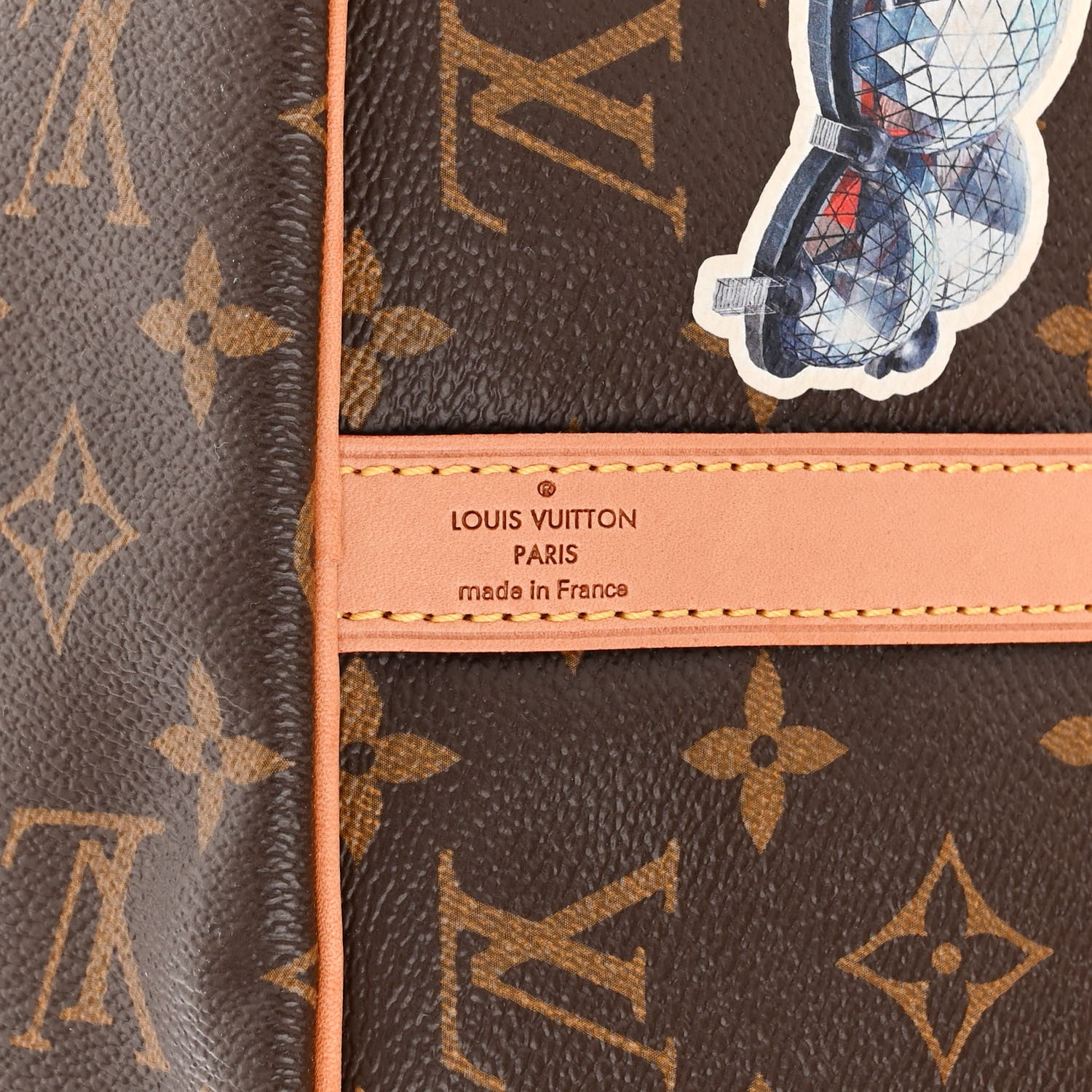 Louis Vuitton Monogram World Tour Speedy Bandouliere 30 6 of 10