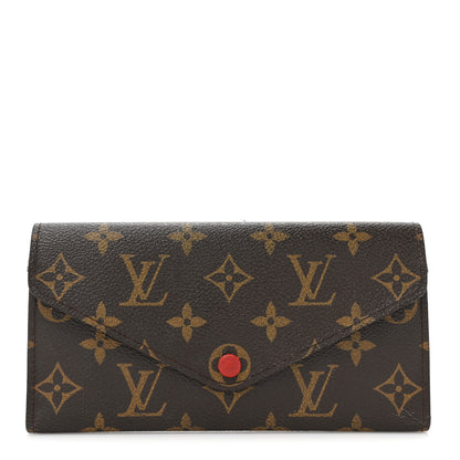 Louis Vuitton Monogram Josephine Wallet Red 1 of 12