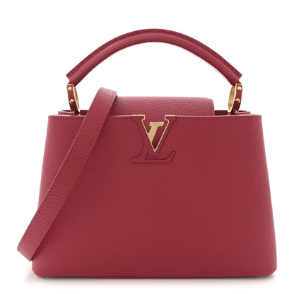 Louis Vuitton Taurillon Capucines BB Scarlet Red 1 of 9