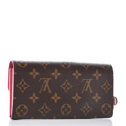 Louis Vuitton Monogram Bloom Flower Emilie Wallet 3 of 7