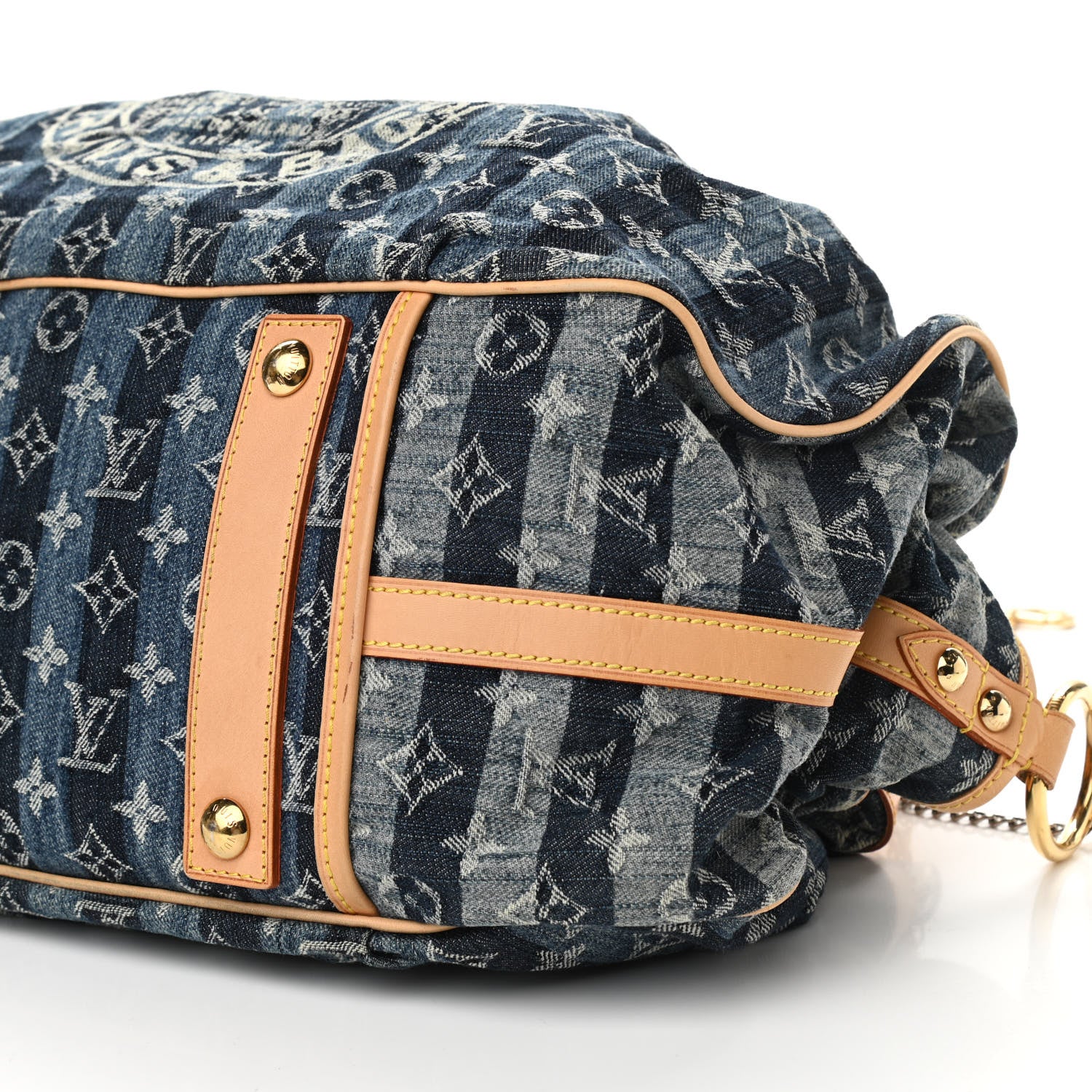 Louis Vuitton Denim Raye Cabas GM 8 of 9