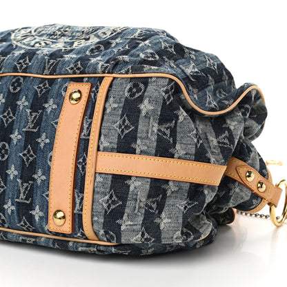 Louis Vuitton Denim Raye Cabas GM 8 of 9