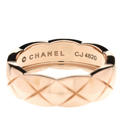 Chanel 18K Beige Gold Small Coco Crush Ring 57 8 4 of 7