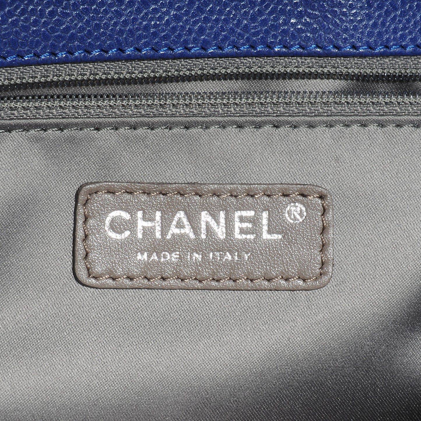Caviar Grand Shopping Tote GST Blue