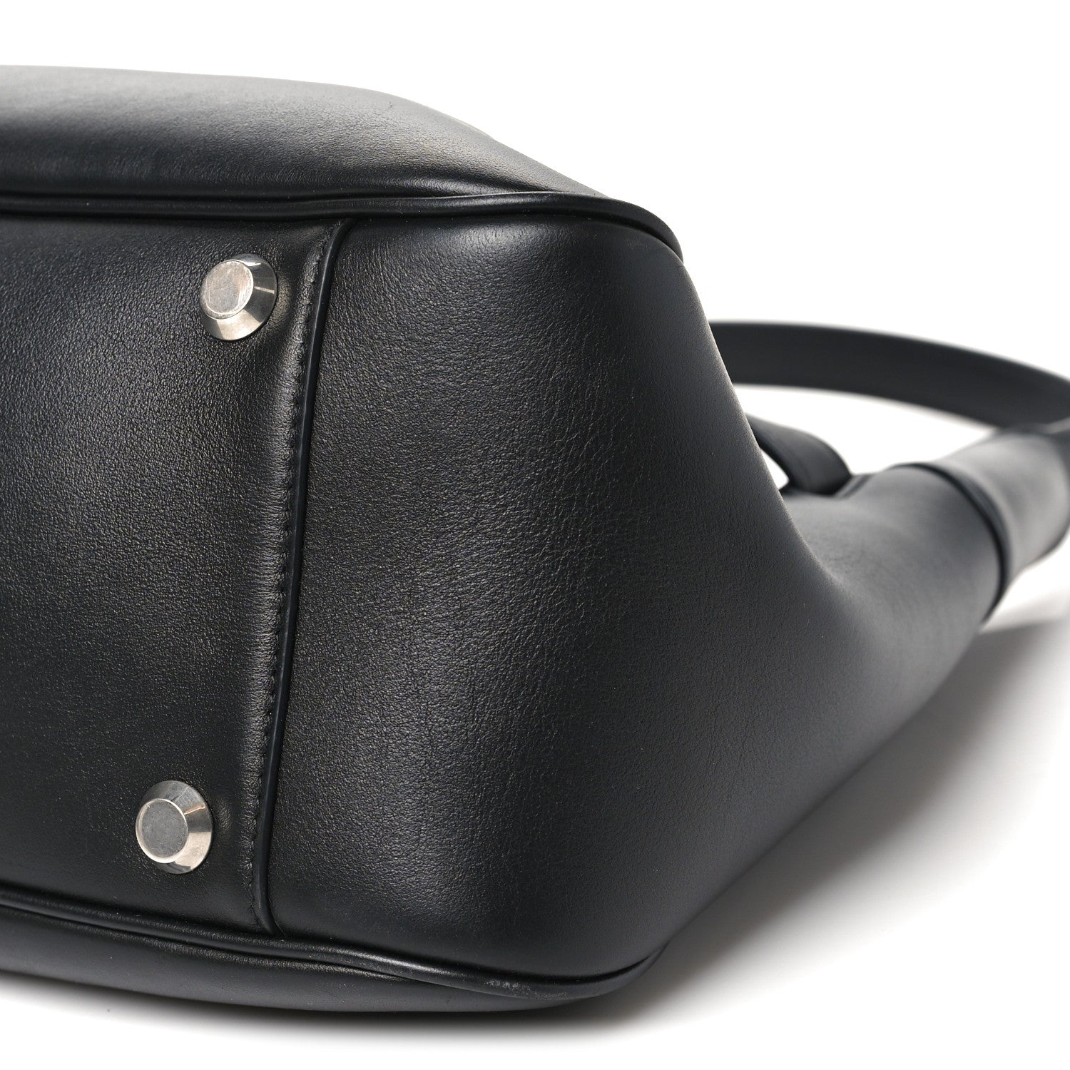 Balenciaga Smooth Calfskin Medium Bel Air Shoulder Bag Black 8 of 8