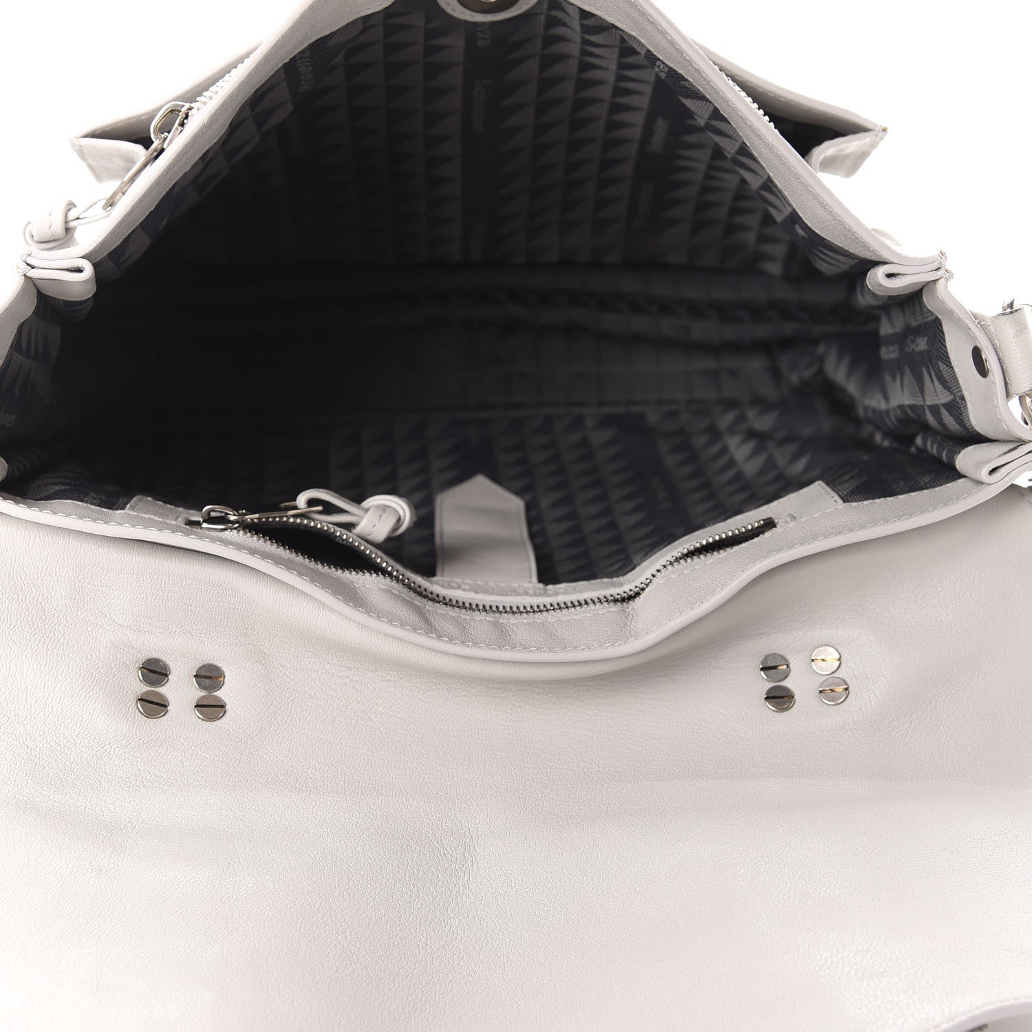 Proenza Schouler Lambskin Medium PS1 Satchel Pale Steel 5 of 11