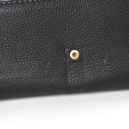Chloe Calfskin Marcie Continental Flap Wallet Black 6 of 10