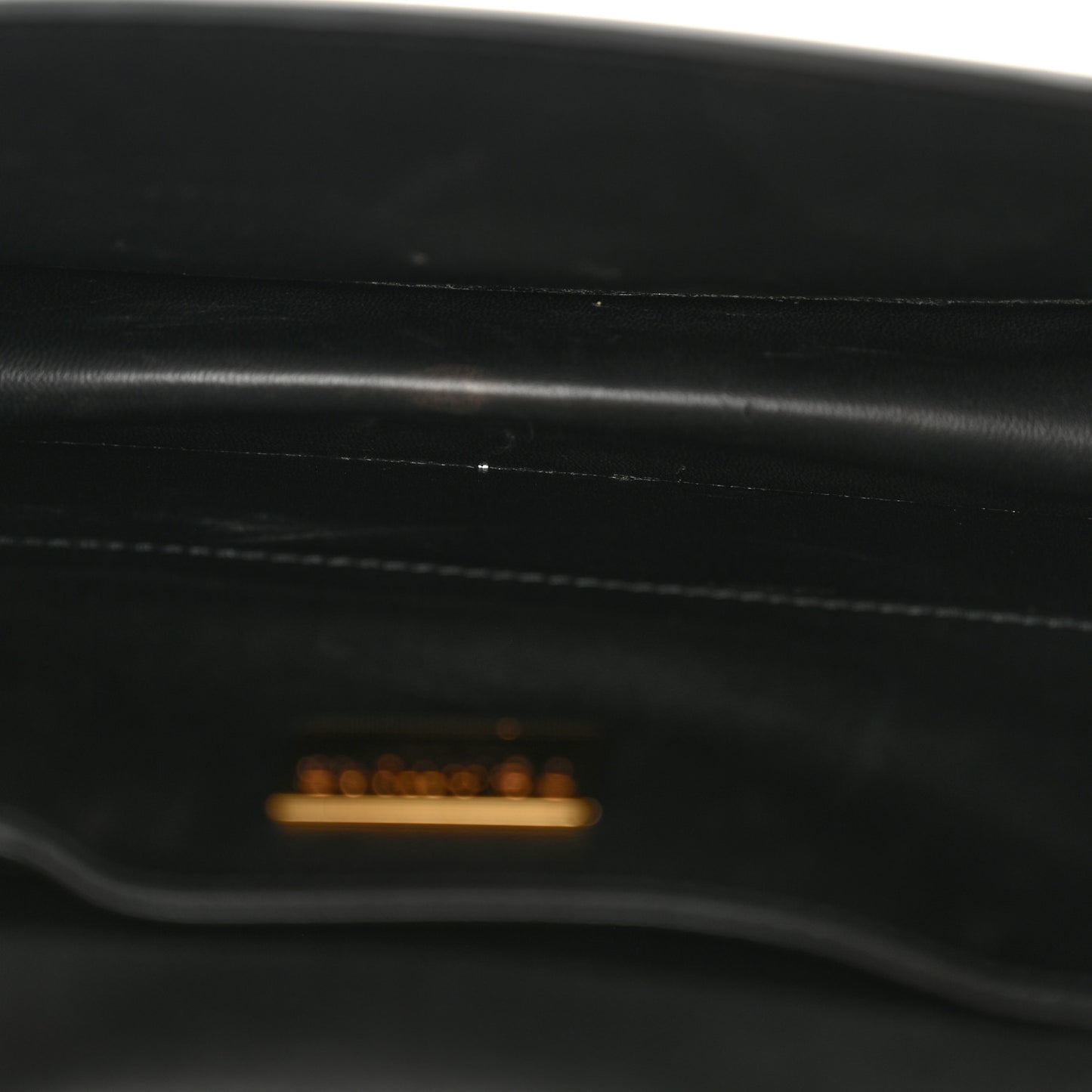 Smooth Calfskin Small DG Amore Envelope Bag Black