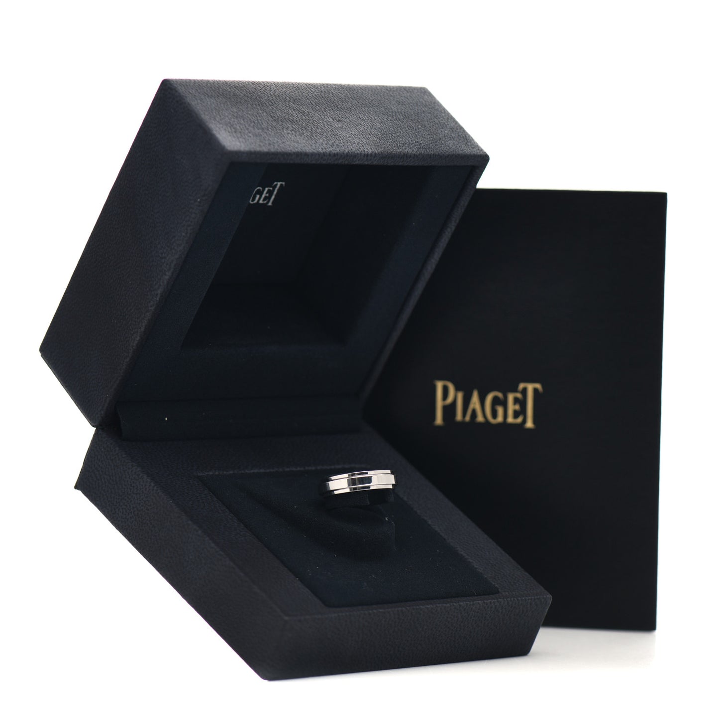18K White Gold Wedding Ring 52 6