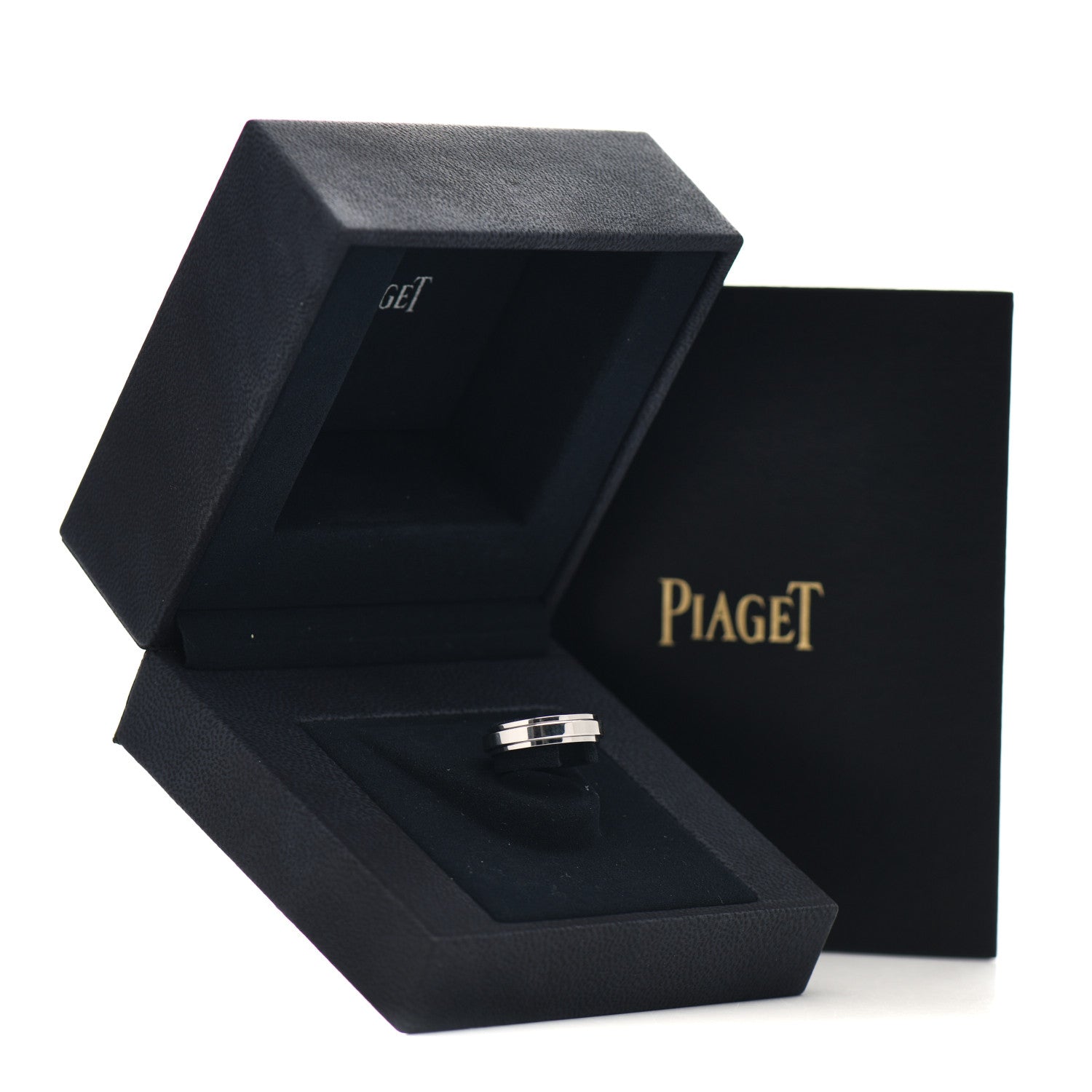 Piaget 18K White Gold Wedding Ring 52 6 5 of 5