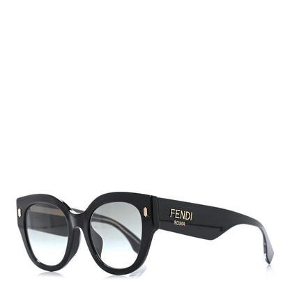 Fendi Acetate Cat Eye Sunglasses FF0452 Black 1 of 4