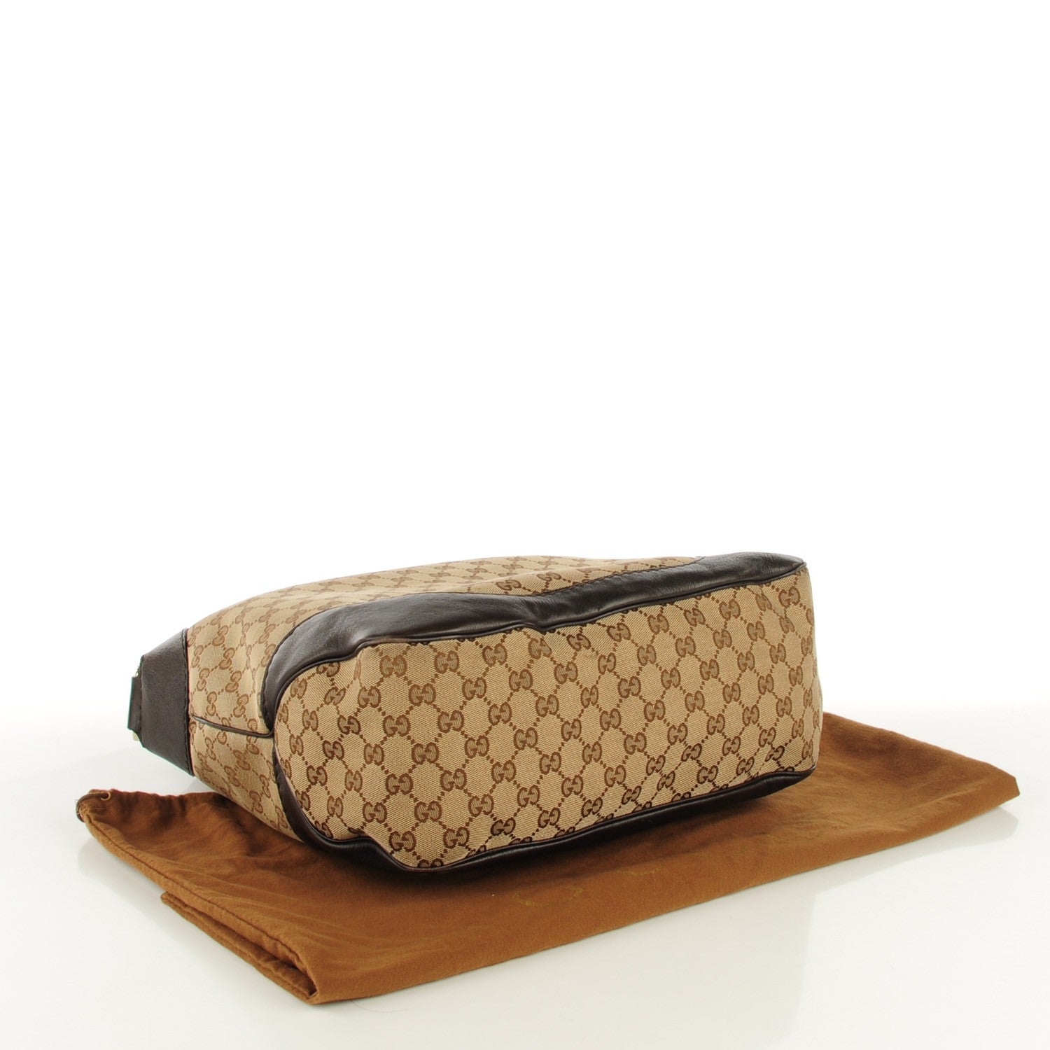 Gucci Monogram Charlotte Medium Hobo Brown 4 of 7