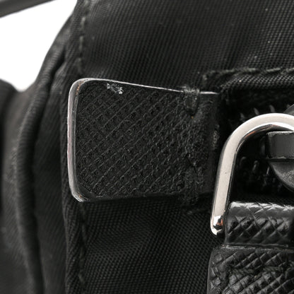 Prada Tessuto Nylon Saffiano Small Vela Messenger Black 12 of 14