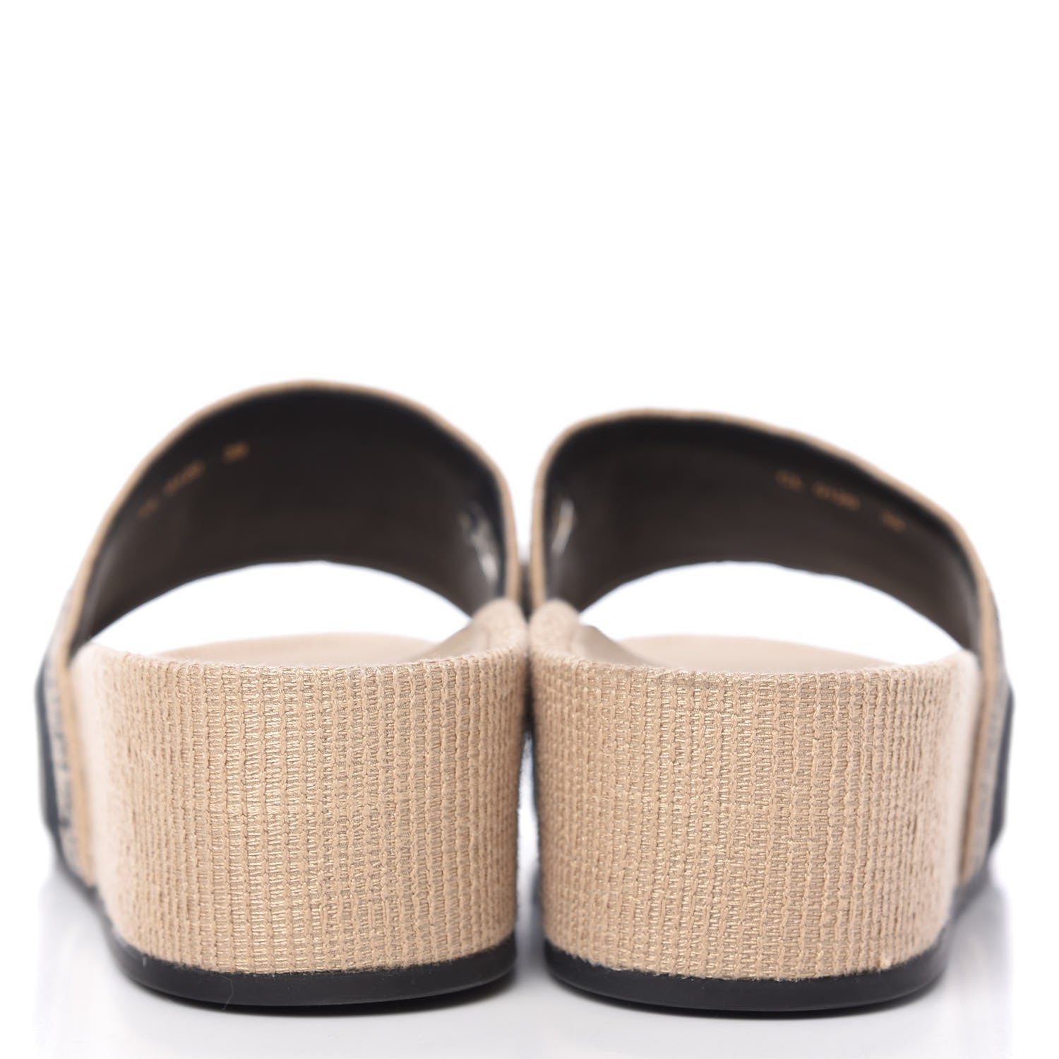Christian Dior Oblique D-Way Platform Sandal 39 Black Creme 6 of 9