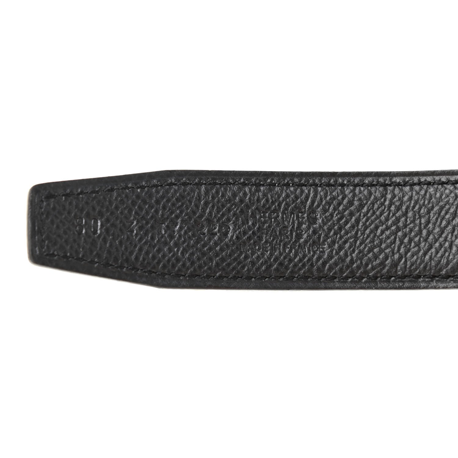 Hermes Swift Epsom 24mm Mini Constance H Belt 80 Nata Black 3 of 5