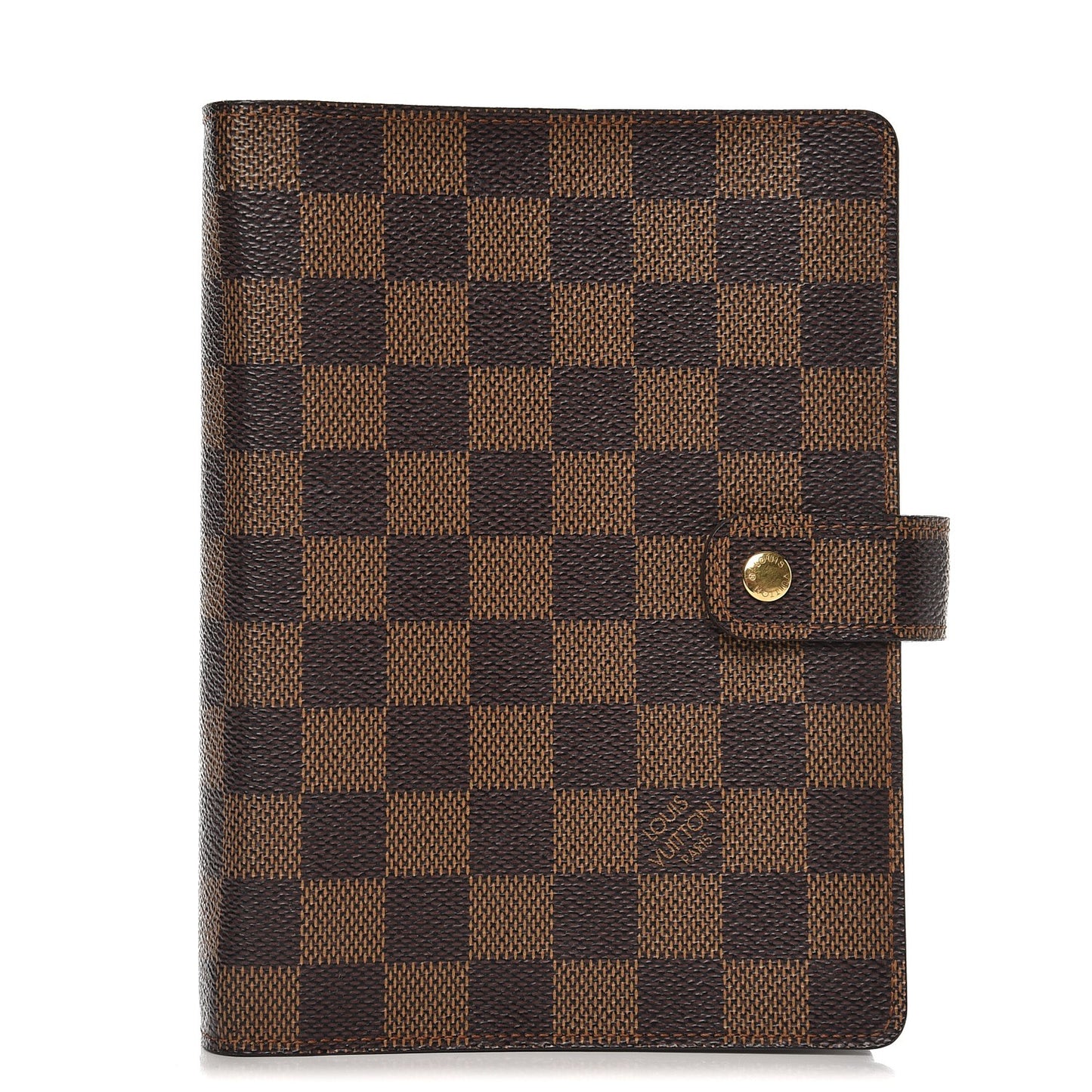 Damier Ebene Medium Ring Agenda Cover