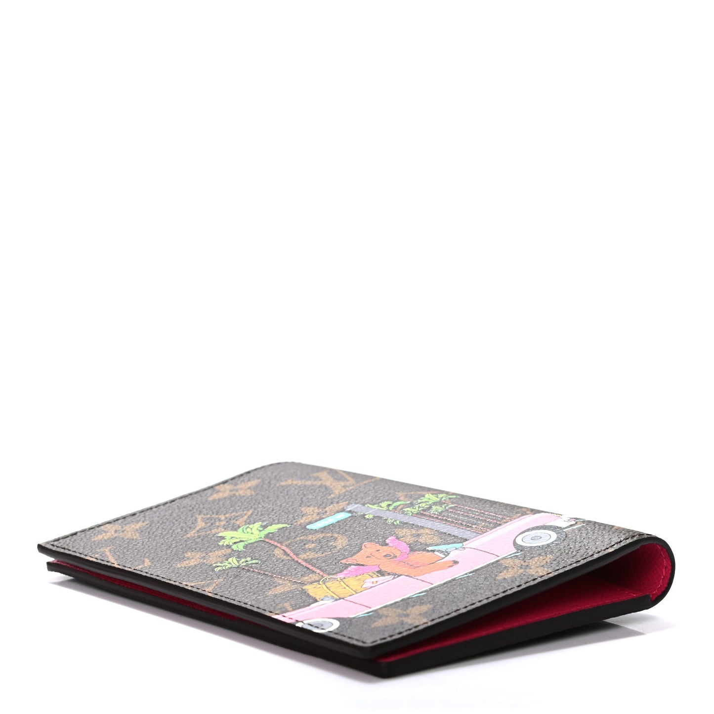 Monogram 2021 Christmas Animation Hollywood Passport Cover Fuchsia
