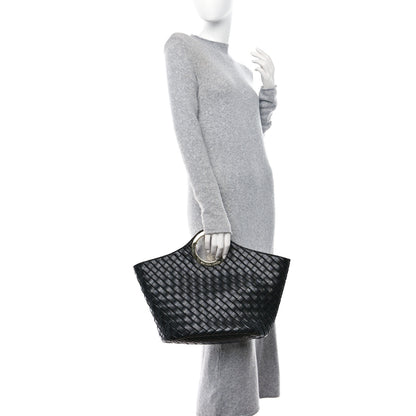 Bottega Veneta Calfskin Intrecciato Picnic Black 2 of 13