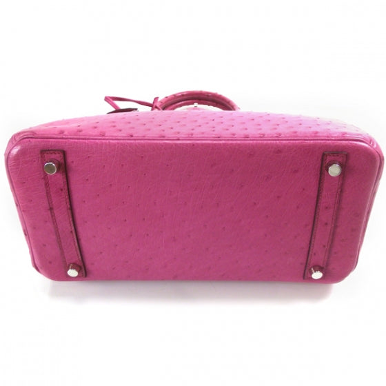 Hermes Ostrich Birkin 30 Fuchsia 4 of 11