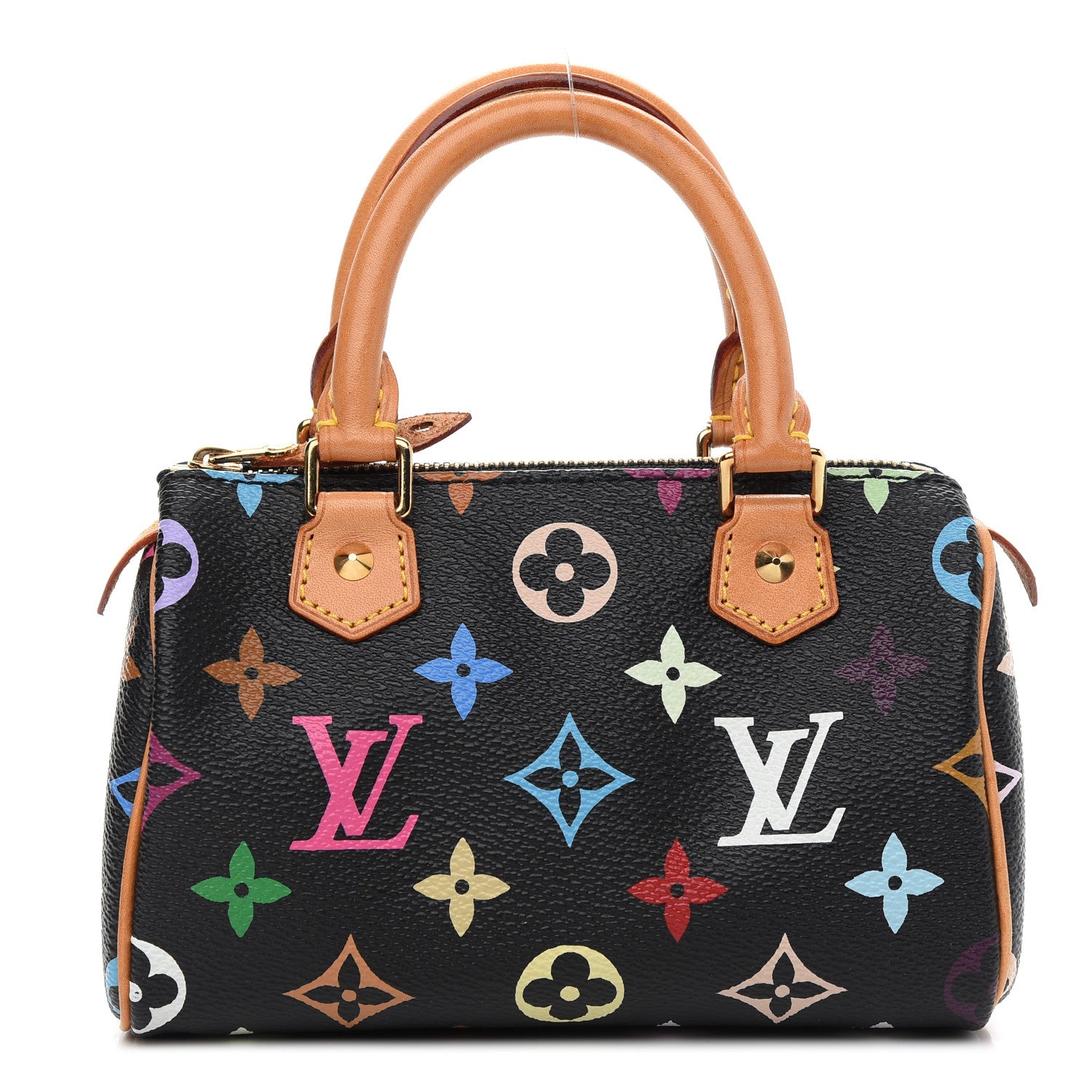 Louis Vuitton Monogram Multicolor Mini Sac HL Speedy Black 1 of 8