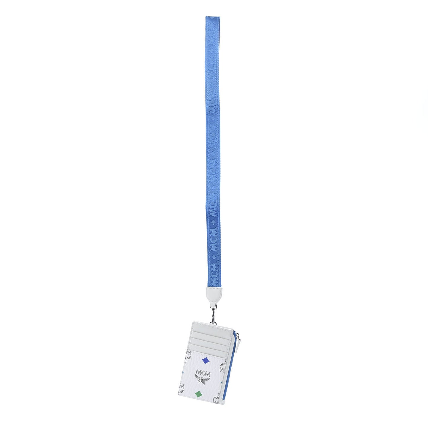 Skyoptic Visetos Spectrum Diamond Neck Strap Card Case Holder White