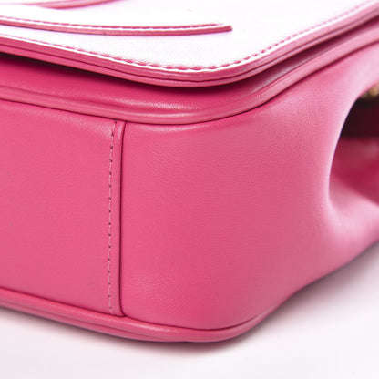 Chanel Lambskin CC Mania Flap Bag Pink 11 of 13