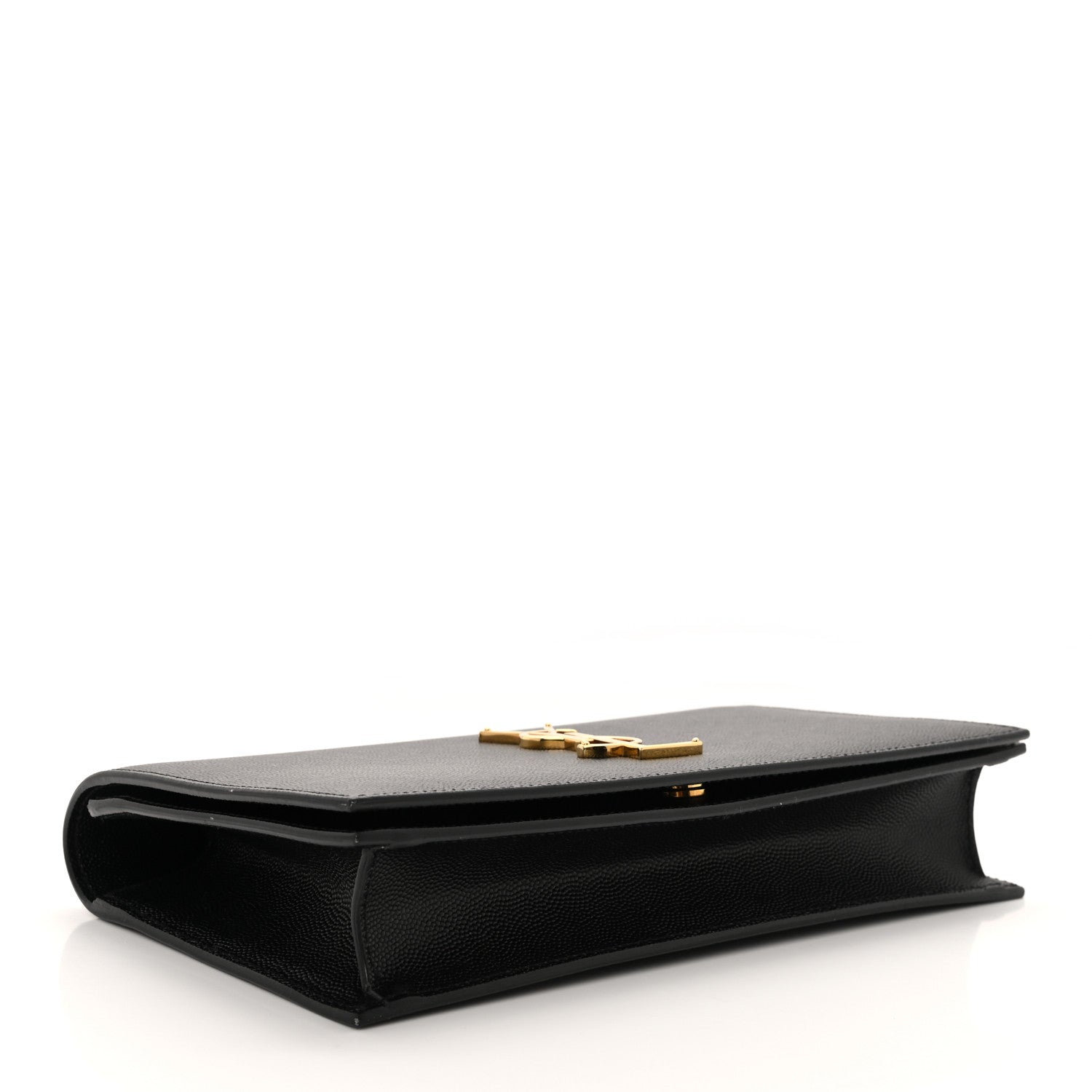 Saint Laurent Grain De Poudre Classic Monogram Kate Clutch Black 4 of 6