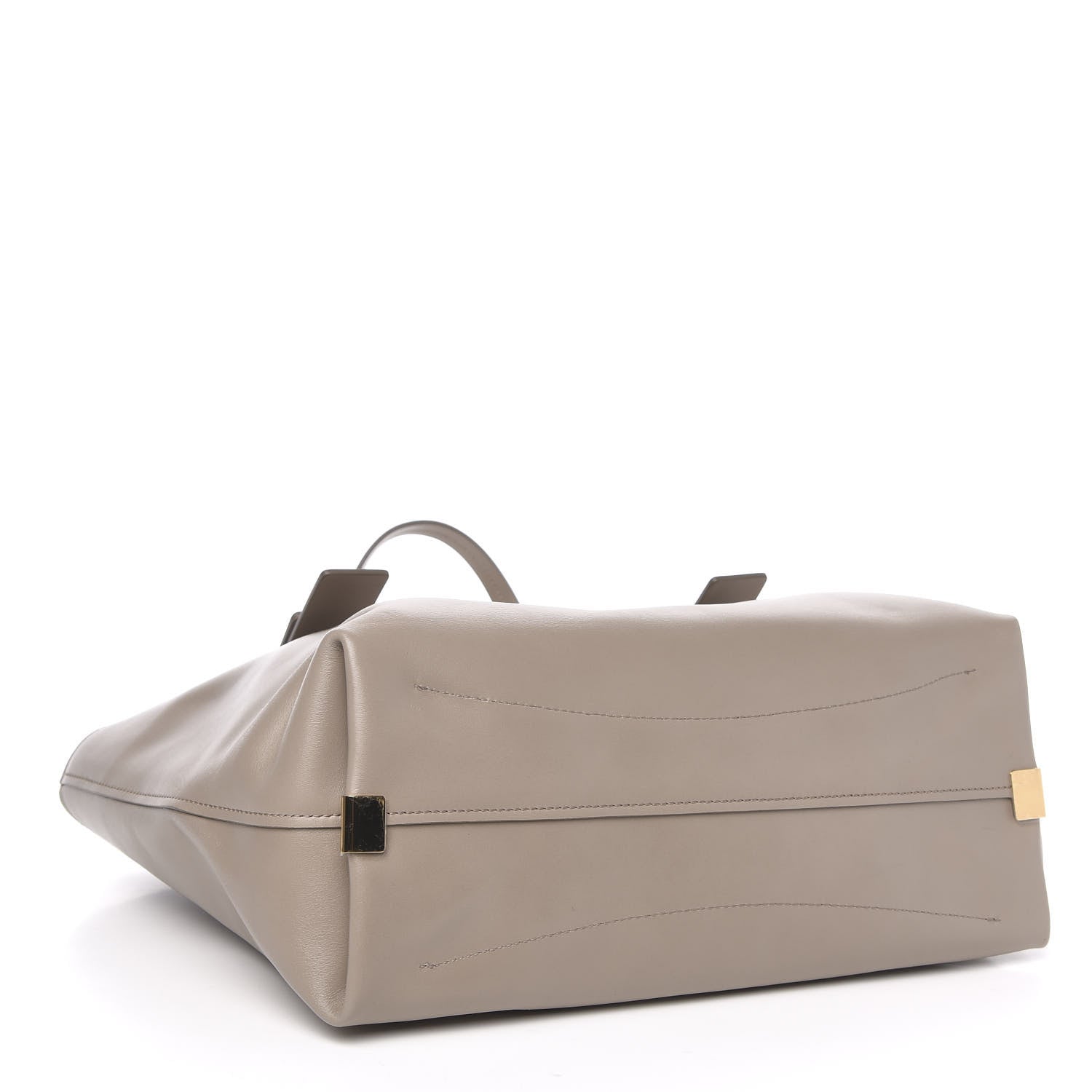 Chloe Shiny Calfskin Suede Medium C Zipped Tote Motty Grey 4 of 9