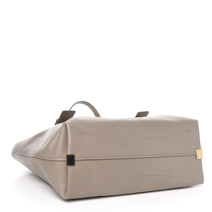 Chloe Shiny Calfskin Suede Medium C Zipped Tote Motty Grey 4 of 9
