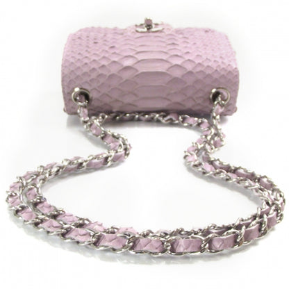Chanel Python Mini Flap Lilac 5 of 11