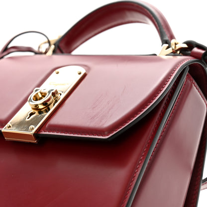 Salvatore Ferragamo Smooth Calfskin Small Boxyz Red 10 of 13