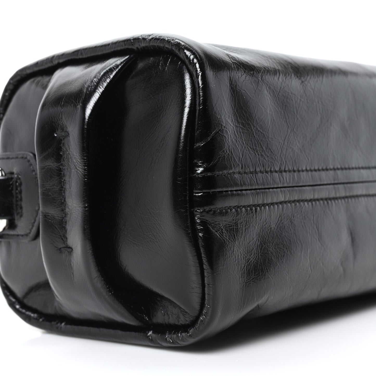 Soft Lux Calfskin Shoulder Bag Black