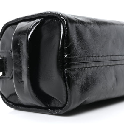 Prada Soft Lux Calfskin Shoulder Bag Black 8 of 10