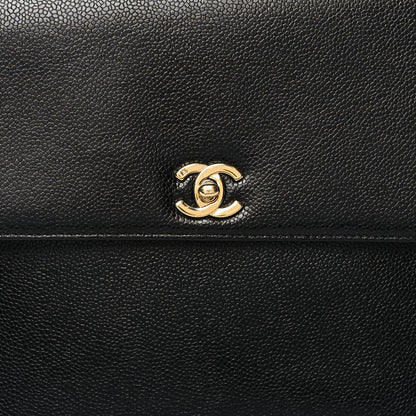 Chanel Caviar Jumbo Kelly Flap Black 8 of 10