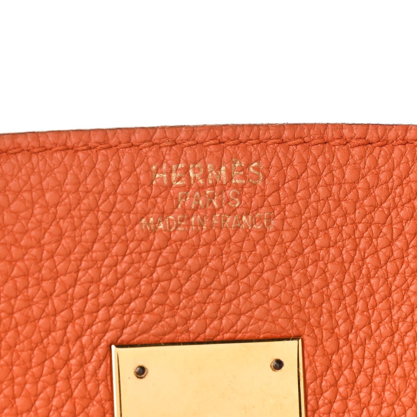 Togo Birkin 35 Orange