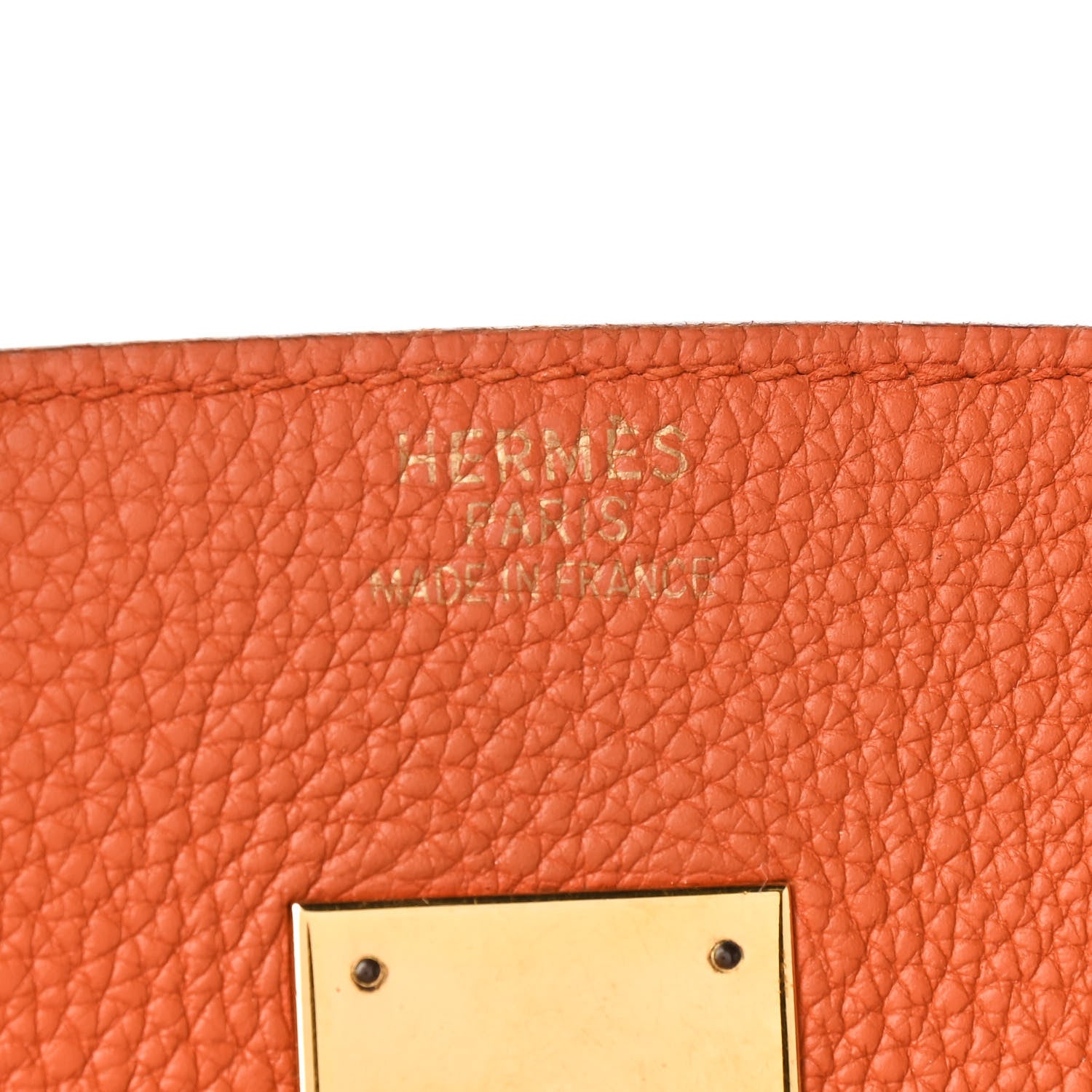 Hermes Togo Birkin 35 Orange 10 of 12