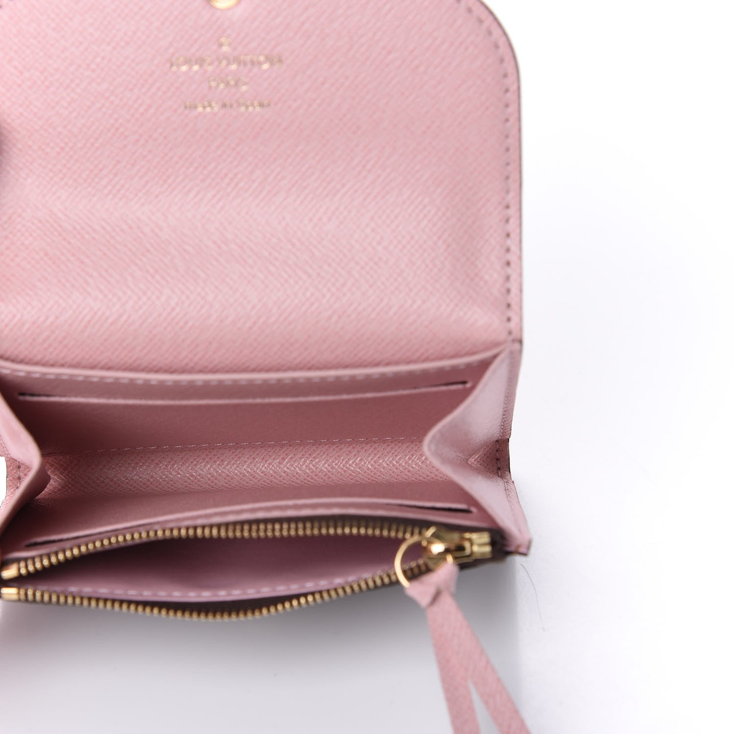 Louis Vuitton Damier Ebene Rosalie Coin Purse Rose Ballerine 5 of 11