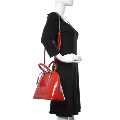 Louis Vuitton Vernis Alma PM Cherry 2 of 12