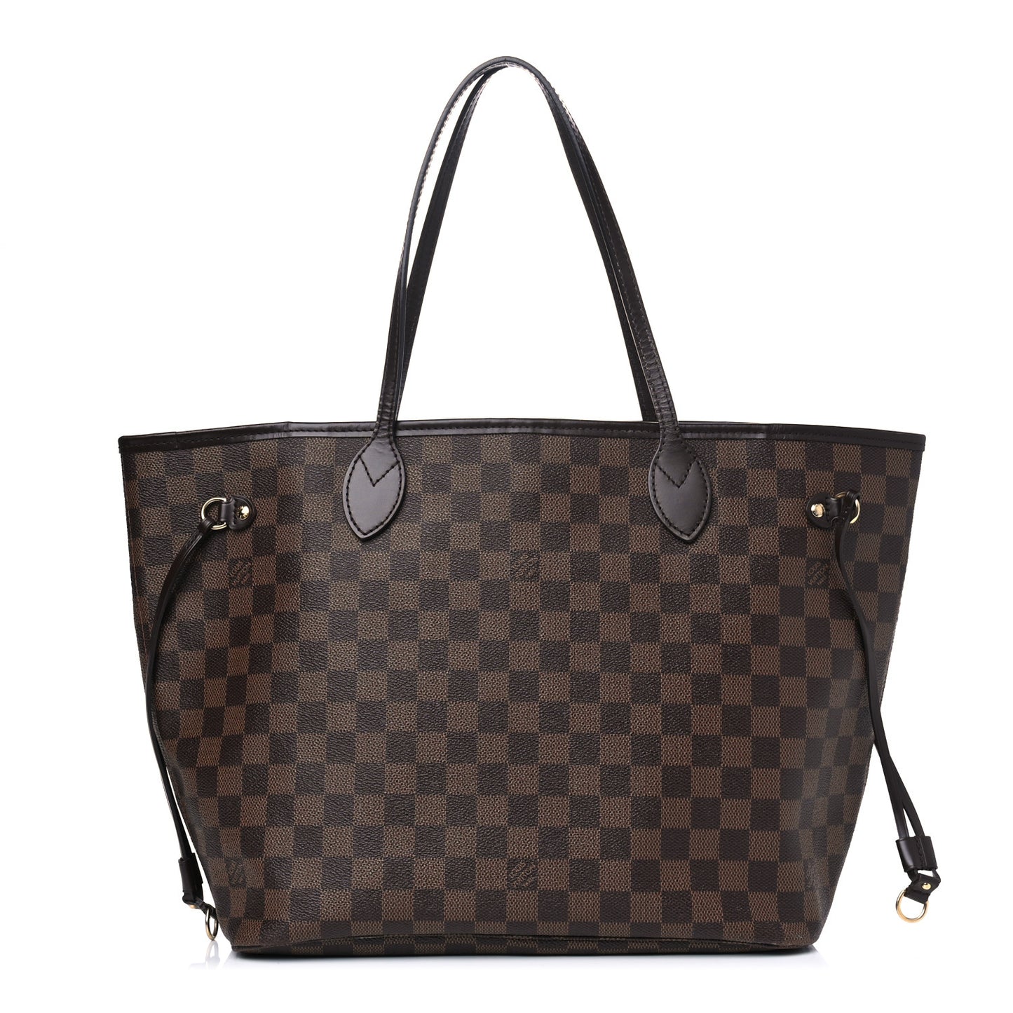 Damier Ebene Neo Neverfull MM Rose Ballerine