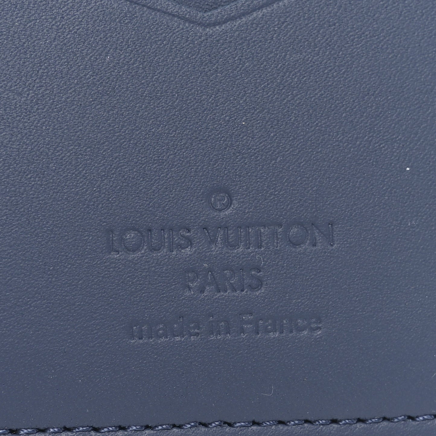 Calfskin Monogram Shadow Pocket Organizer Blue