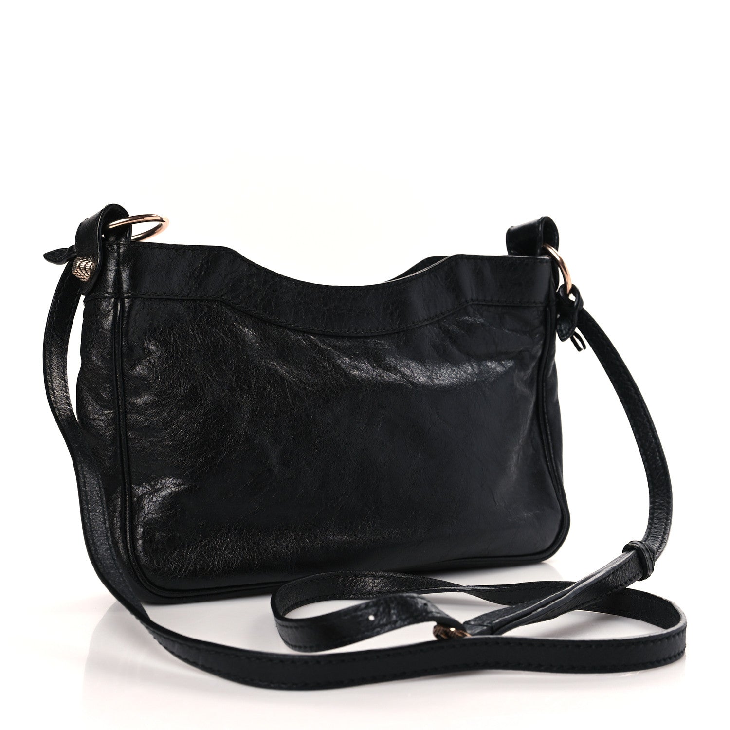 Balenciaga Agneau Giant 12 Rose Gold Hardware Hip Black 3 of 9