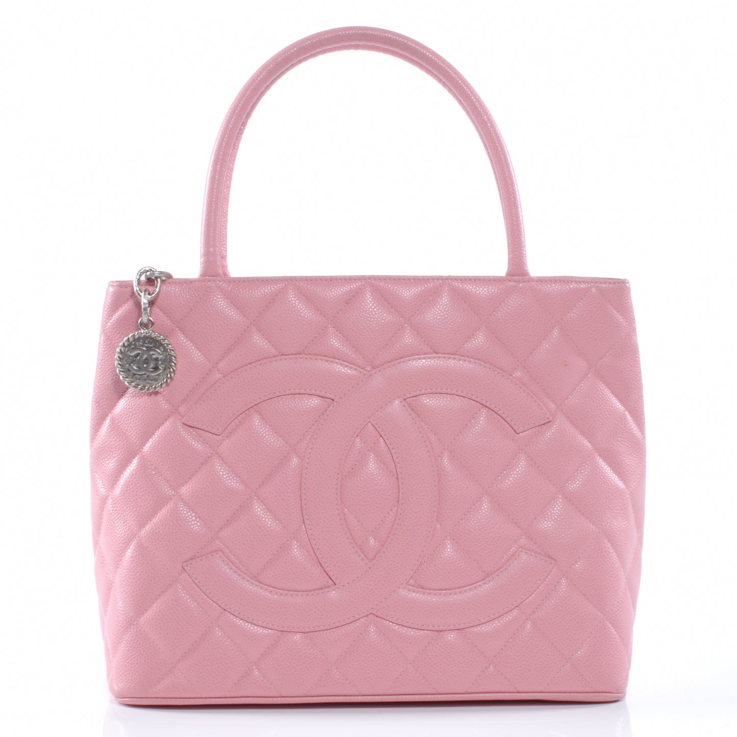 Caviar Medallion Tote Pink