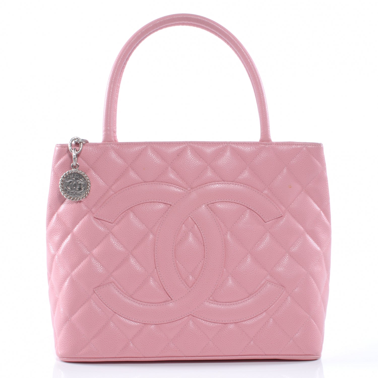 Chanel Caviar Medallion Tote Pink 1 of 8