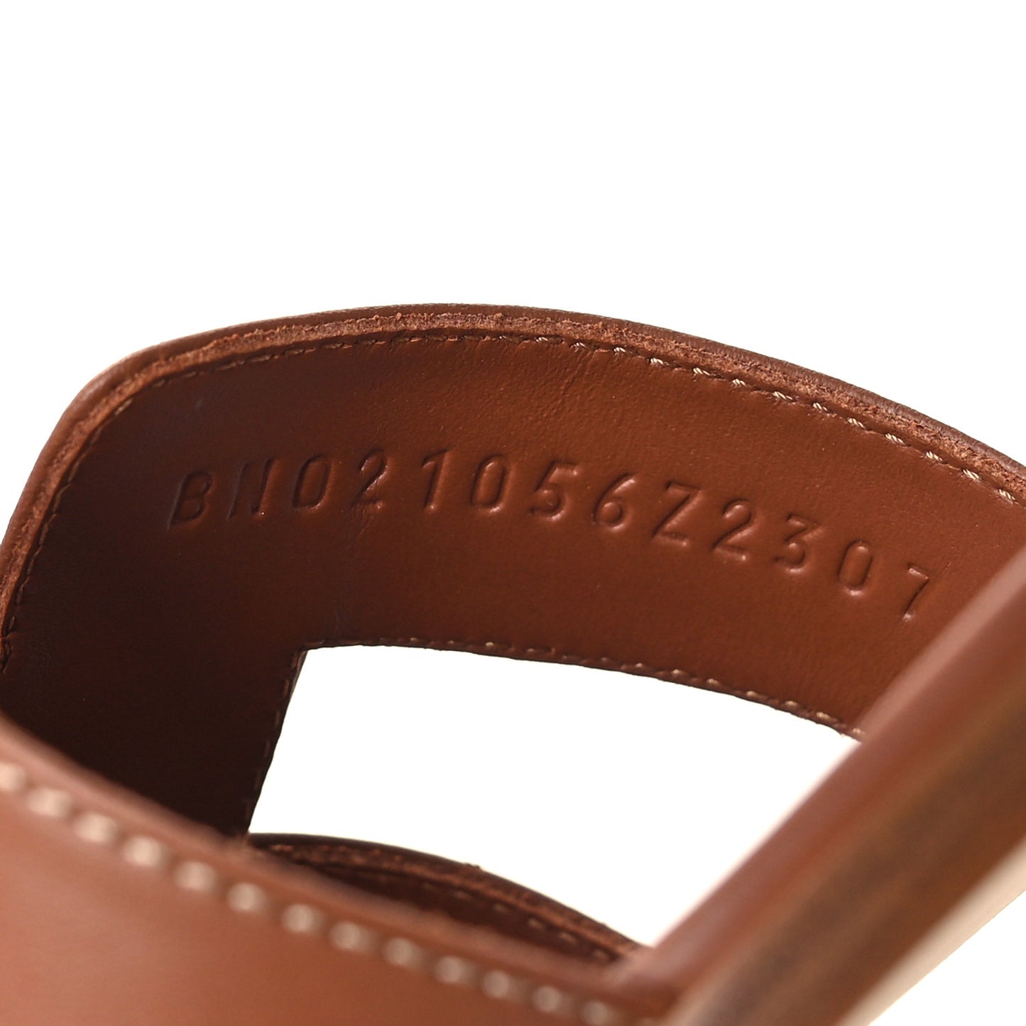 Box Calfskin Oran Sandals 39 Gold